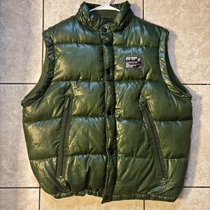 Akoo Forest Green Puffer Vest